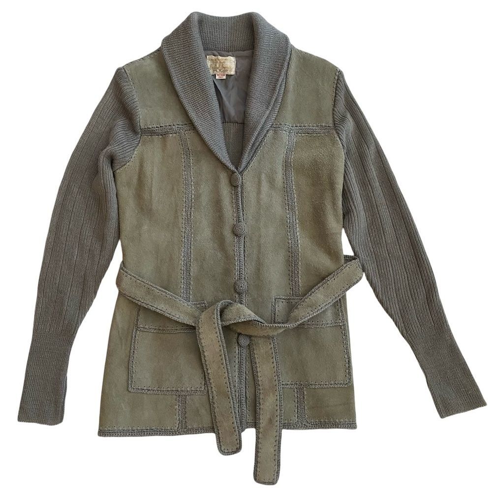 Vintage Exclusive Imports Suede Leather Jacket